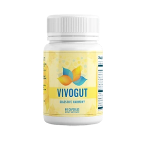 VivoGut single bottle showing 60 capsules and dietary supplement label